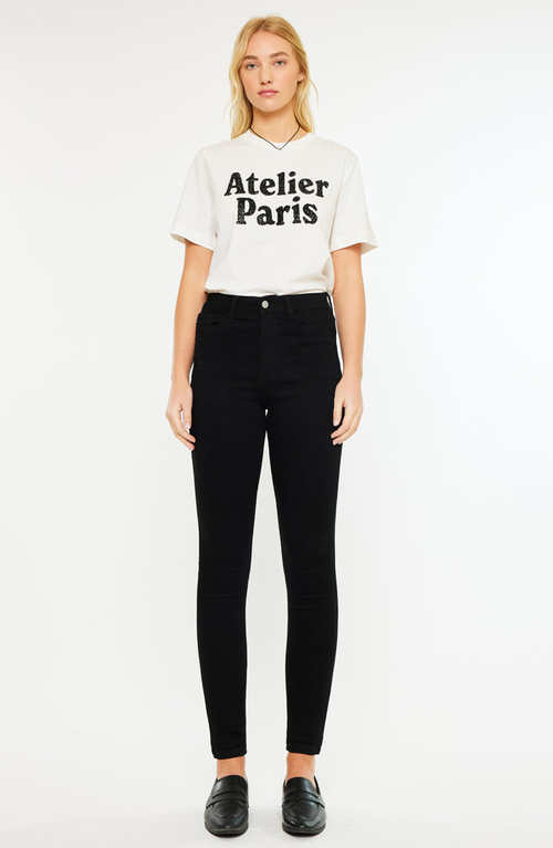 Kancan Misa Essentials High Rise Super Skinny Jeans In Black