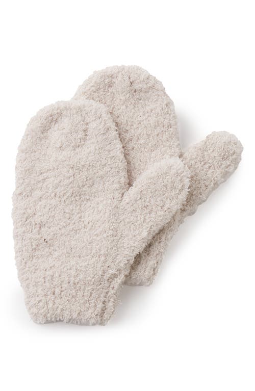 7 A.m. Enfant Fuzzy Knit Mittens In Sand
