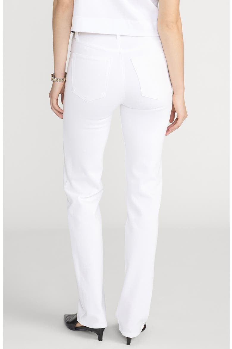 Le Sleek High Waist Straight Leg Jeans, Alternate, color, WHITE