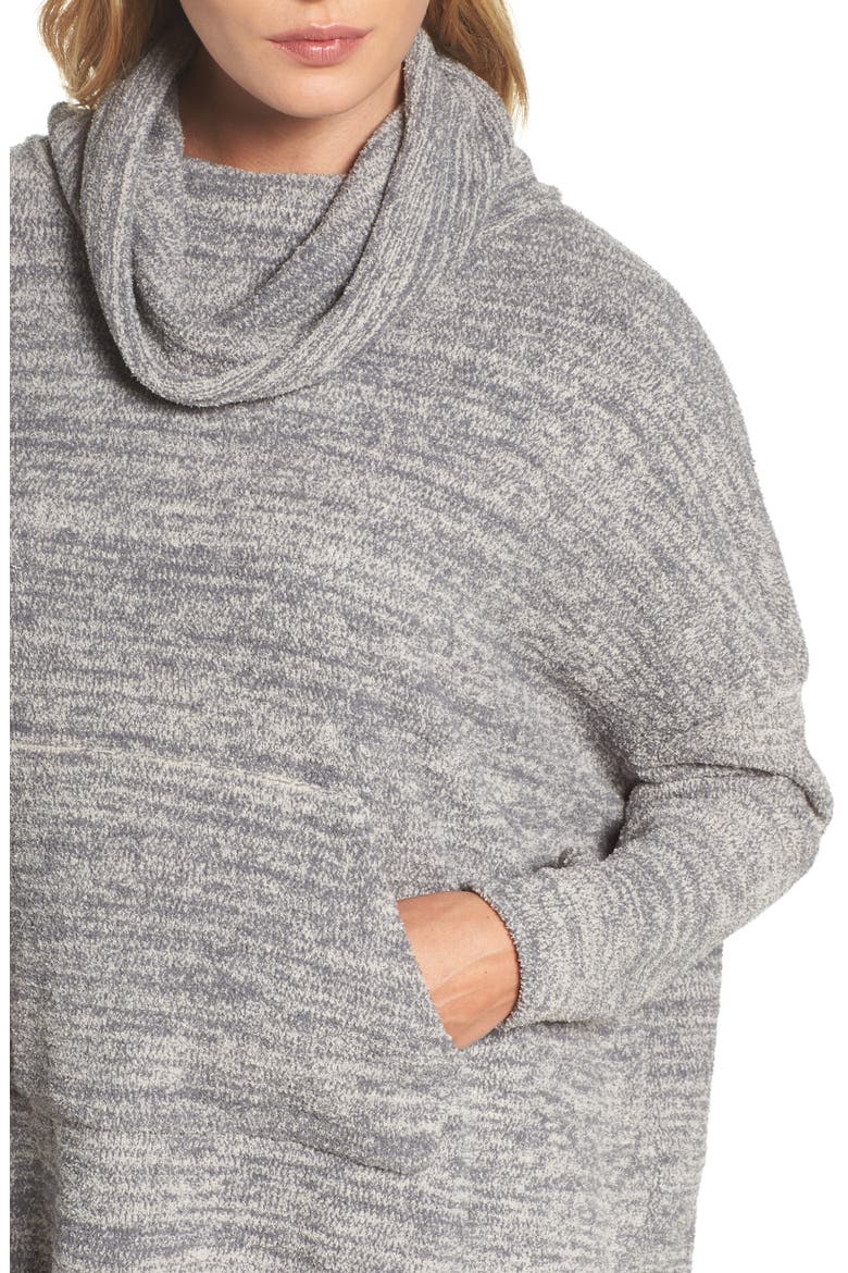Cozychic® Lounge Pullover, Alternate, color, GRAPHITE/ STONE HEATHERED