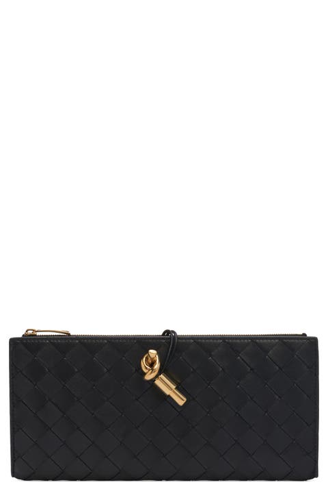 Intrecciato Leather Bifold Wallet