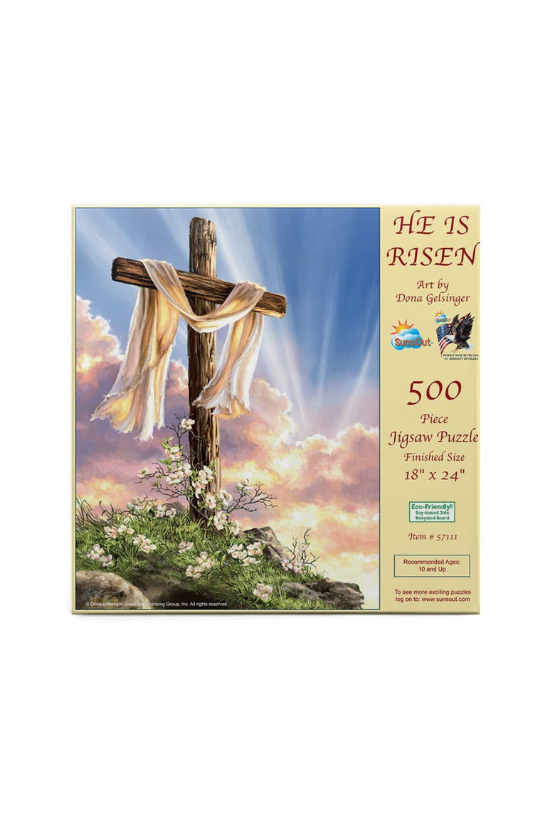 He is Risen 500 piece Jigsaw Puzzle for Adults, Alternate, color, Multicolor