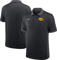 Nike Men's Nike Black Iowa Hawkeyes 2025 Early Season Coaches Sideline Victory Stripe Performance Polo