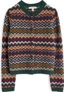 Seasalt Cornwall Dawson Pick Fair Isle Merino Wool Cardigan