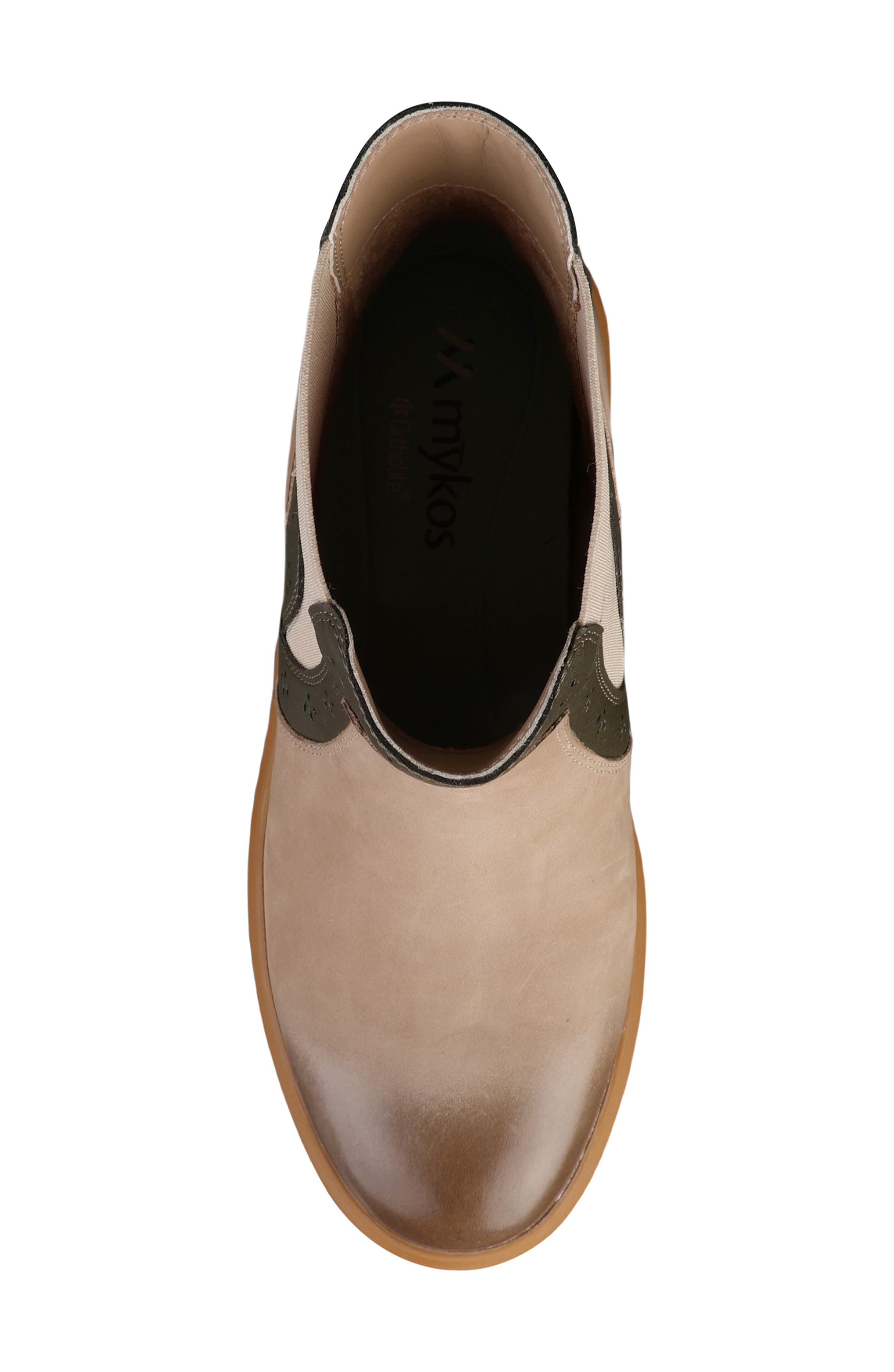 Mykos Water Resistant Chelsea Boot, Alternate, color, Taupe
