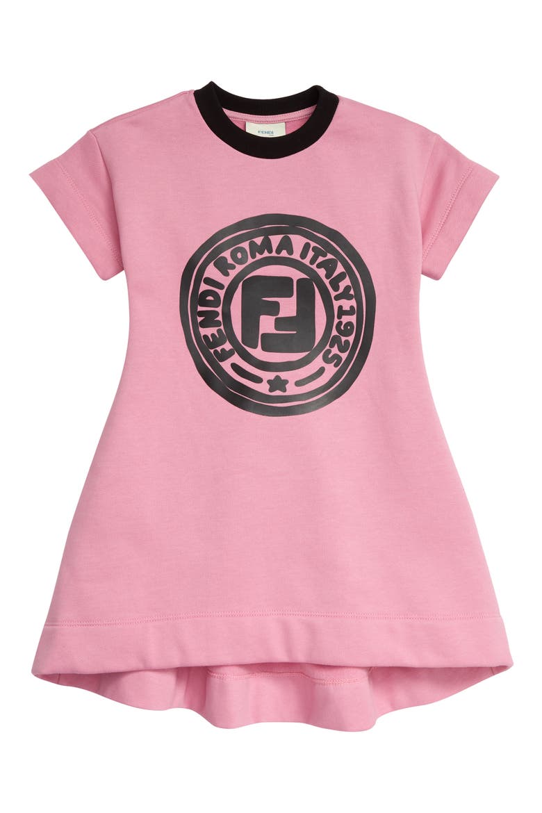 x Joshua Vides Logo Graphic Sweatshirt Dress, Main, color, PINK