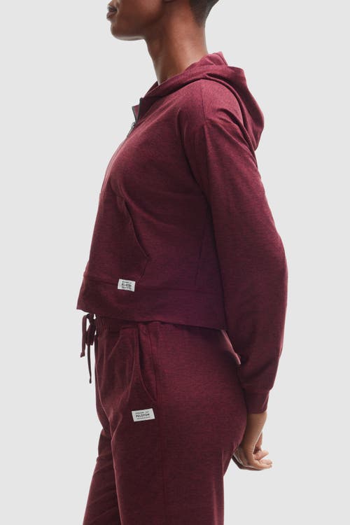 Peloton Dreamblend Full Zip In Red Grape