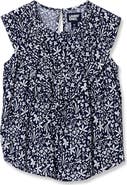 Lands' End Girls Breezy V-Neck Ruffle Top