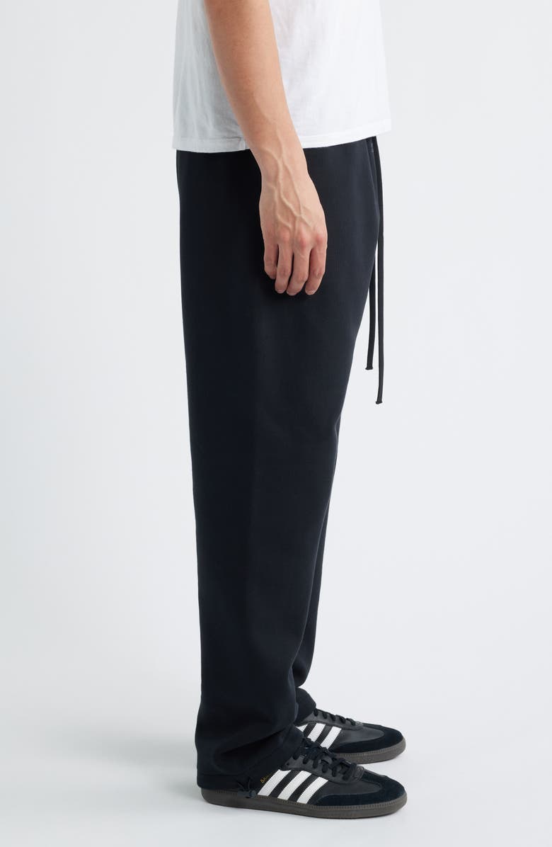 Fear of God Essentials Relaxed Fleece Sweatpants, Alternate, color, Jet Black