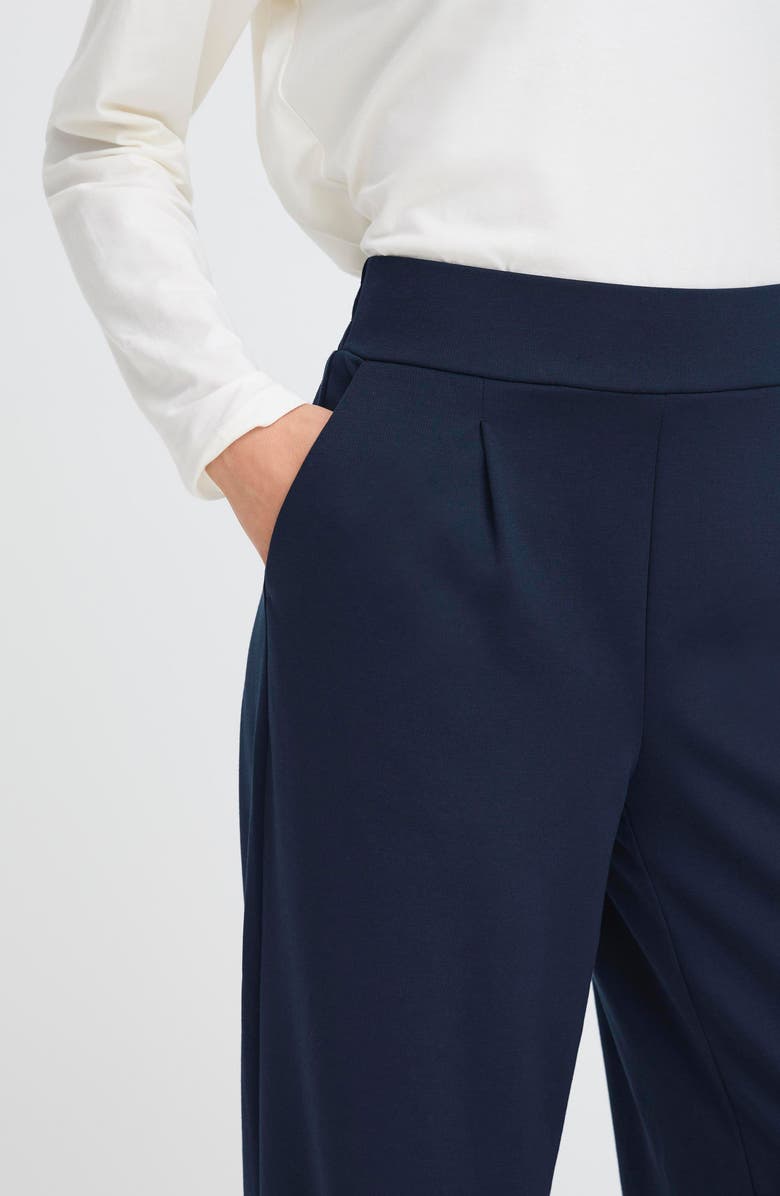 B.YOUNG Rizetta Wide Leg Pants, Alternate, color, Copenhagn Night