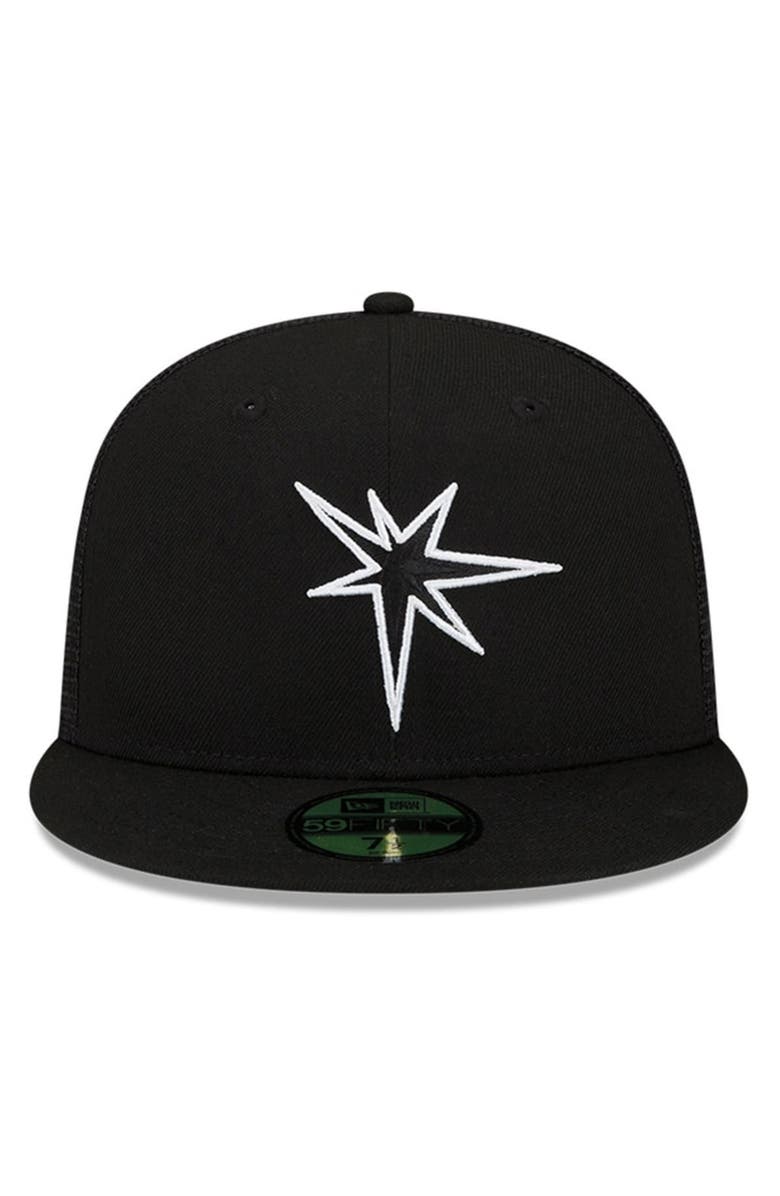 New Era Men's New Era Black Tampa Bay Rays 2023 Batting Practice 59FIFTY Fitted Hat, Alternate, color,