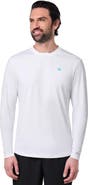 Coolibar Men's Tiebreaker Long Sleeve Tennis T-Shirt, UPF 50+ Sun Protection