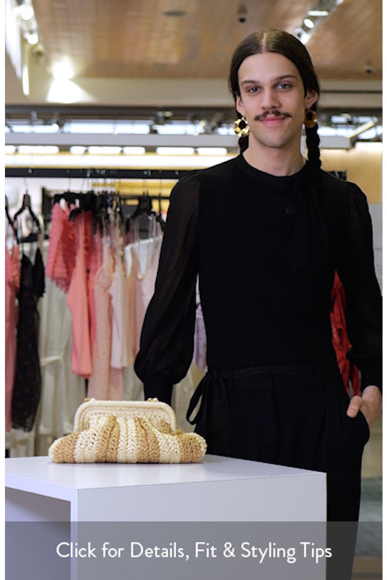 Hydra Convertible Raffia Clutch video