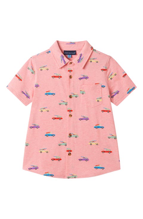 Kids' Short Sleeve Button-Up Shirt (Toddler & Little Kid)