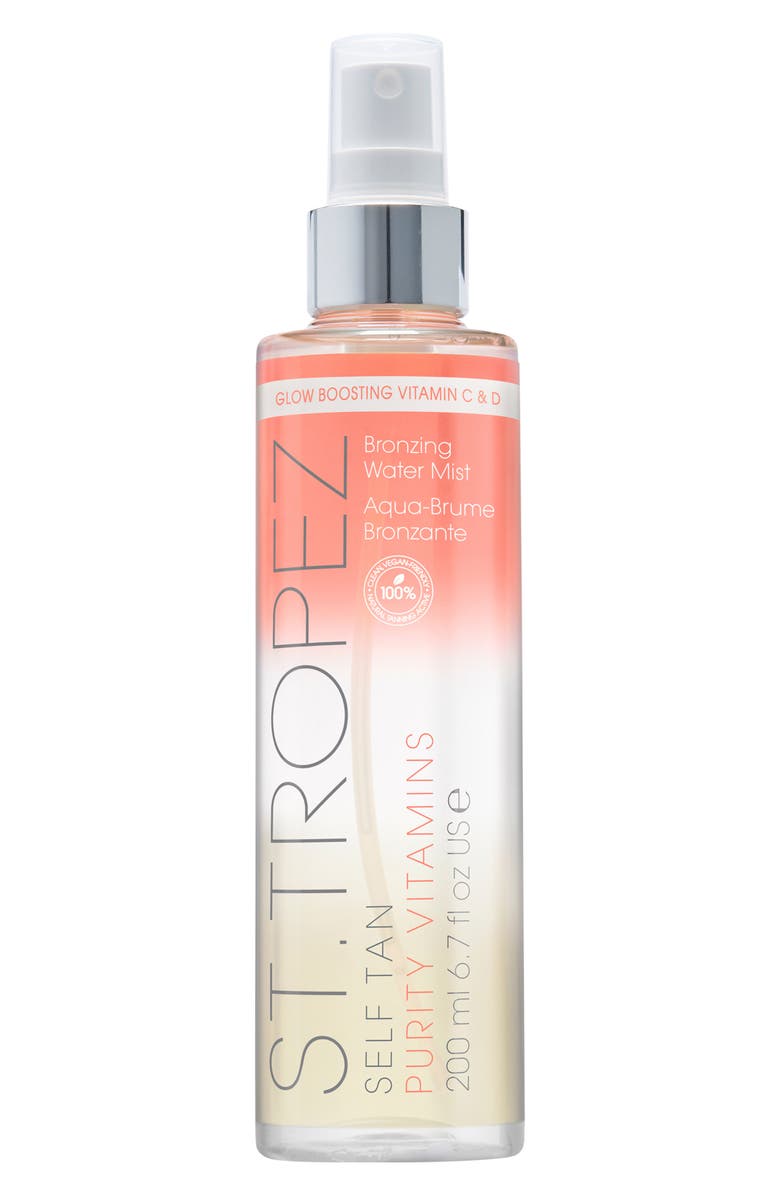 St. Tropez Self Tan Purity Vitamins Bronzing Water Body Mist, Main, color, 