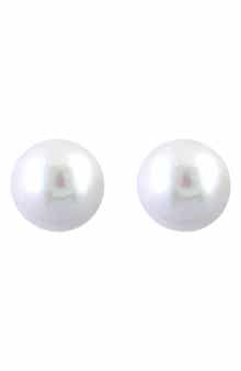 EFFY Sterling Silver 12mm Freshwater Pearl Stud Earrings