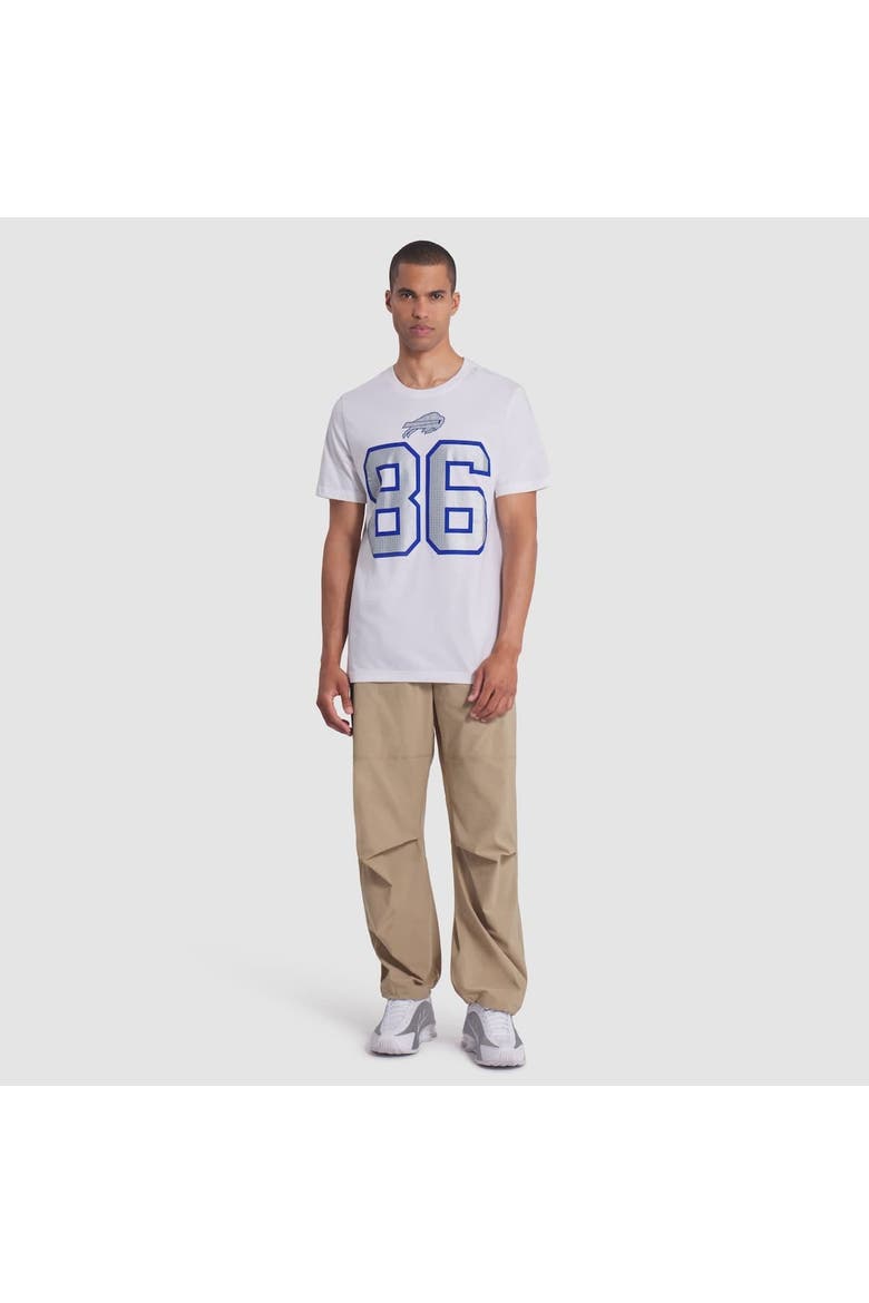 Men's Nike Dalton Kincaid White Buffalo Bills 2025 Rivalries Collection Player Name & Number T-Shirt, Alternate, color, White