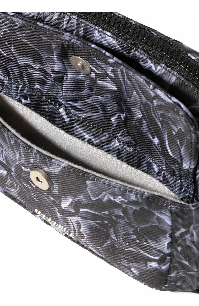 BAGGALLINI Modern Double Zip Crossbody Bag, Alternate, color, Black Divine Rose