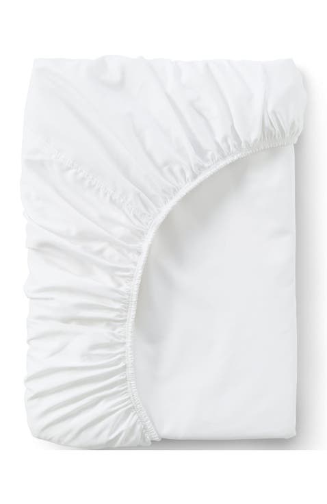 417 Thread Count Premium Supima Cotton No Iron Sateen Fitted Bed Sheet