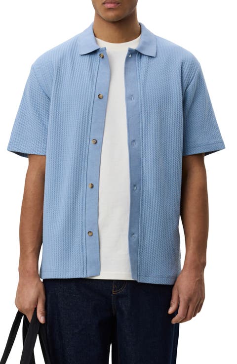 Pointelle Short Sleeve Cardigan
