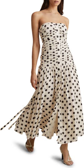 Rue Polka Dot Convertible Strap Dress