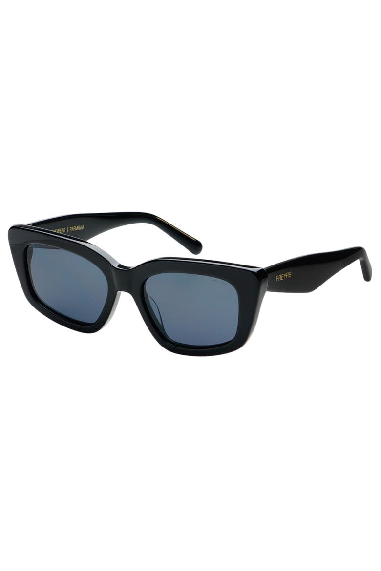 Beatrix Cat Eye Sunglasses, Alternate, color, Black