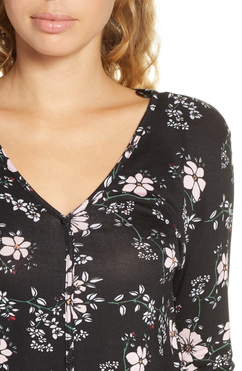 Honeydew Intimates All American Long Sleeve Lounge Romper, Alternate, color, 