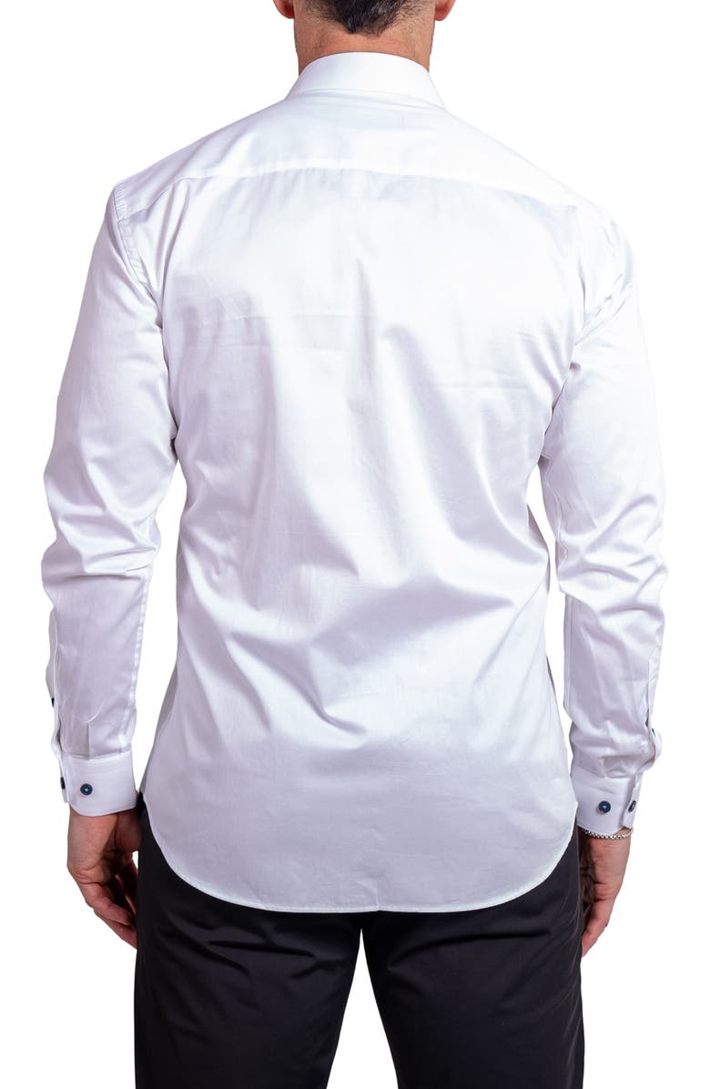 Maceoo Blacklabel Ascension0070 White Button-Up Shirt, Alternate, color, White