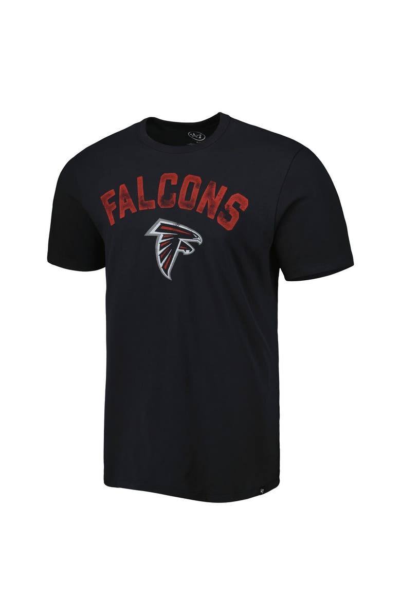 '47 Men's '47 Black Atlanta Falcons All Arch Franklin T-Shirt, Alternate, color, Black