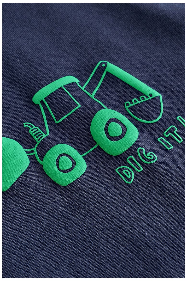 Kids' Tractor Cotton Long Sleeve Graphic T-Shirt, Alternate, color, BLUE