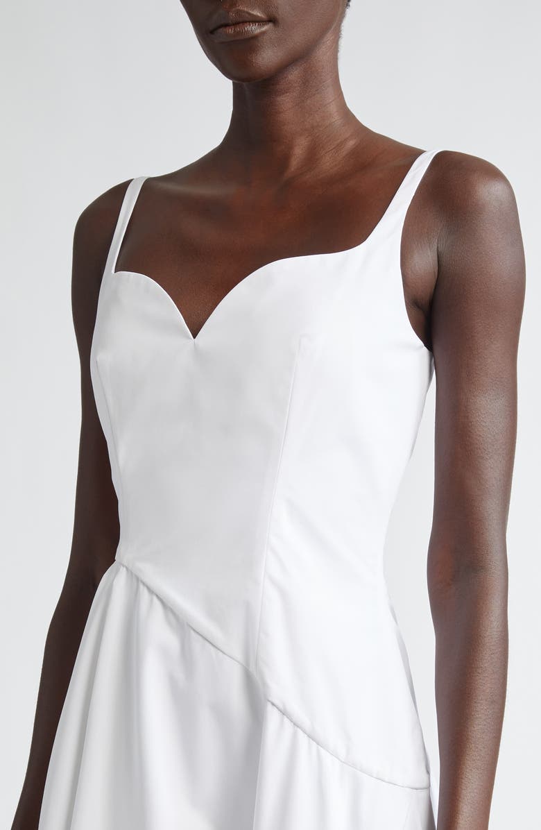 McQueen Cotton Poplin Midi Dress, Alternate, color,