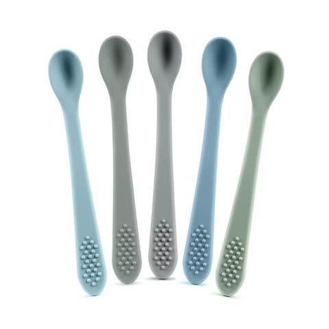 Silicone Baby Spoon Set  5 Piece