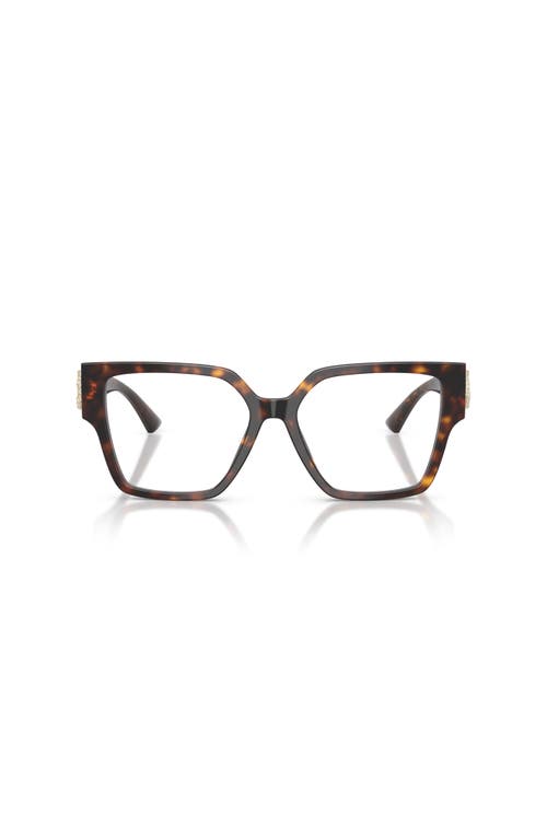 Jimmy Choo 53mm Square Optical Glasses In Black