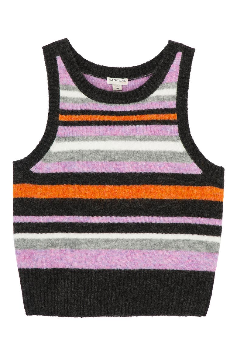 Kid's Stripe Sweater Vest, Main, color, MULTI