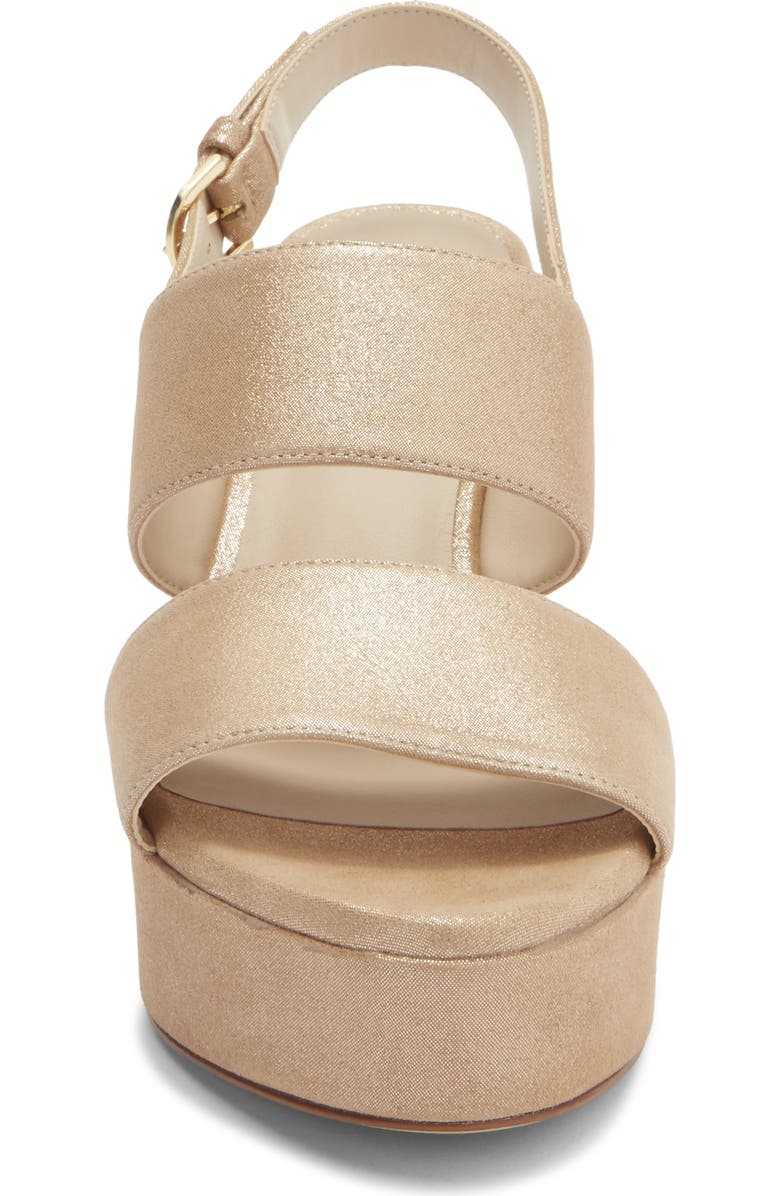 Stuart Weitzman Ono Platform Sandal, Alternate, color, Tan