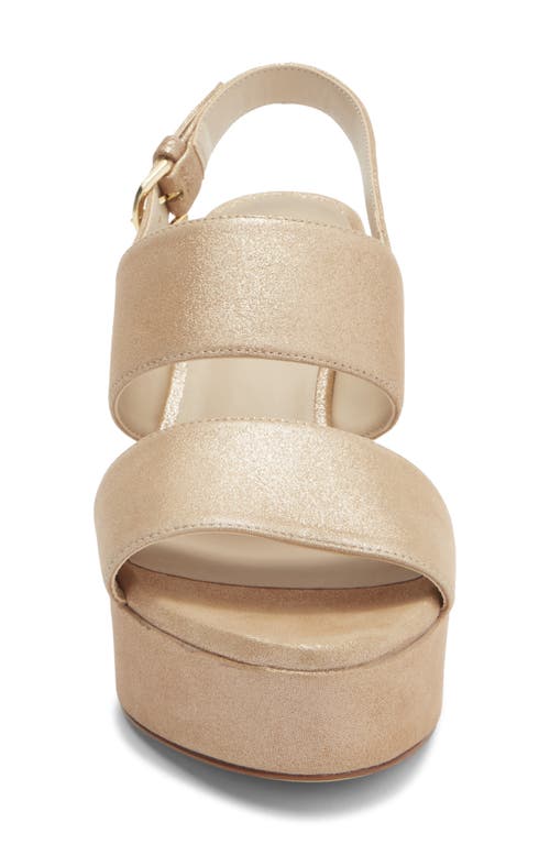 Stuart Weitzman Ono Platform Sandal In Brown