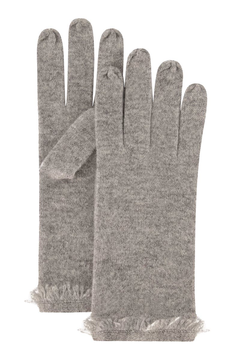 GORSKI Cashmere Gloves, Main, color, Gray