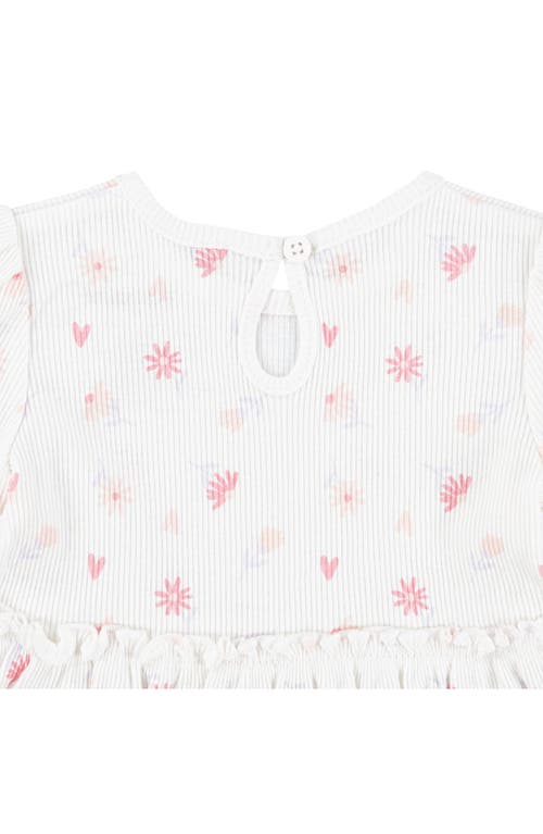 Huggies Ribbed Babydoll Top & Leggings Set In Multi