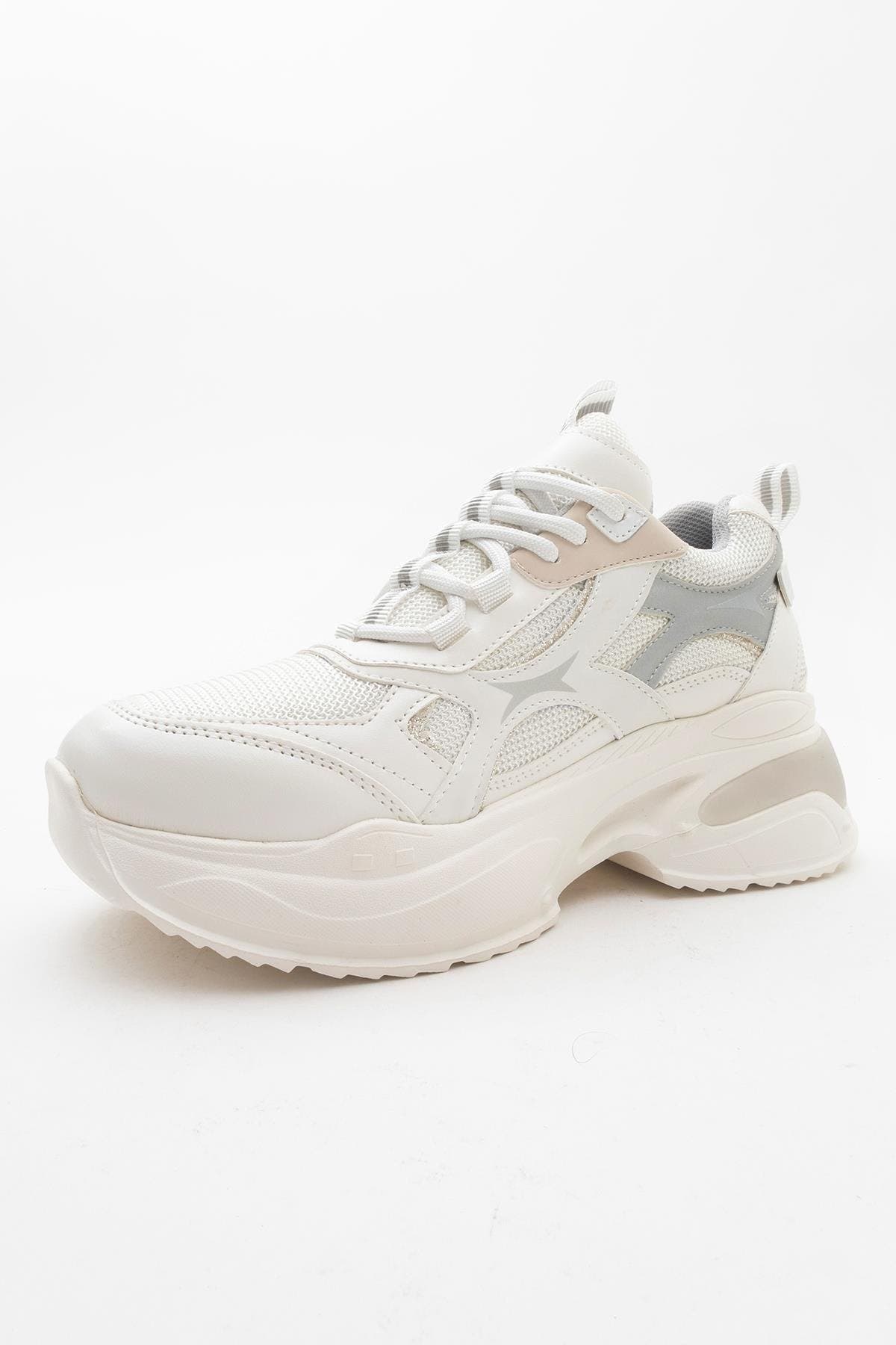 Marron Sport Sneakers, Alternate, color, White Faux Leather