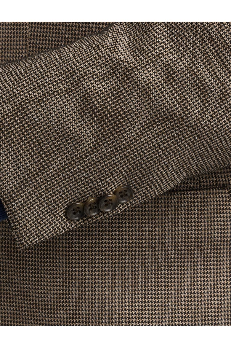 Houndstooth Sport Coat, Alternate, color, BROWN
