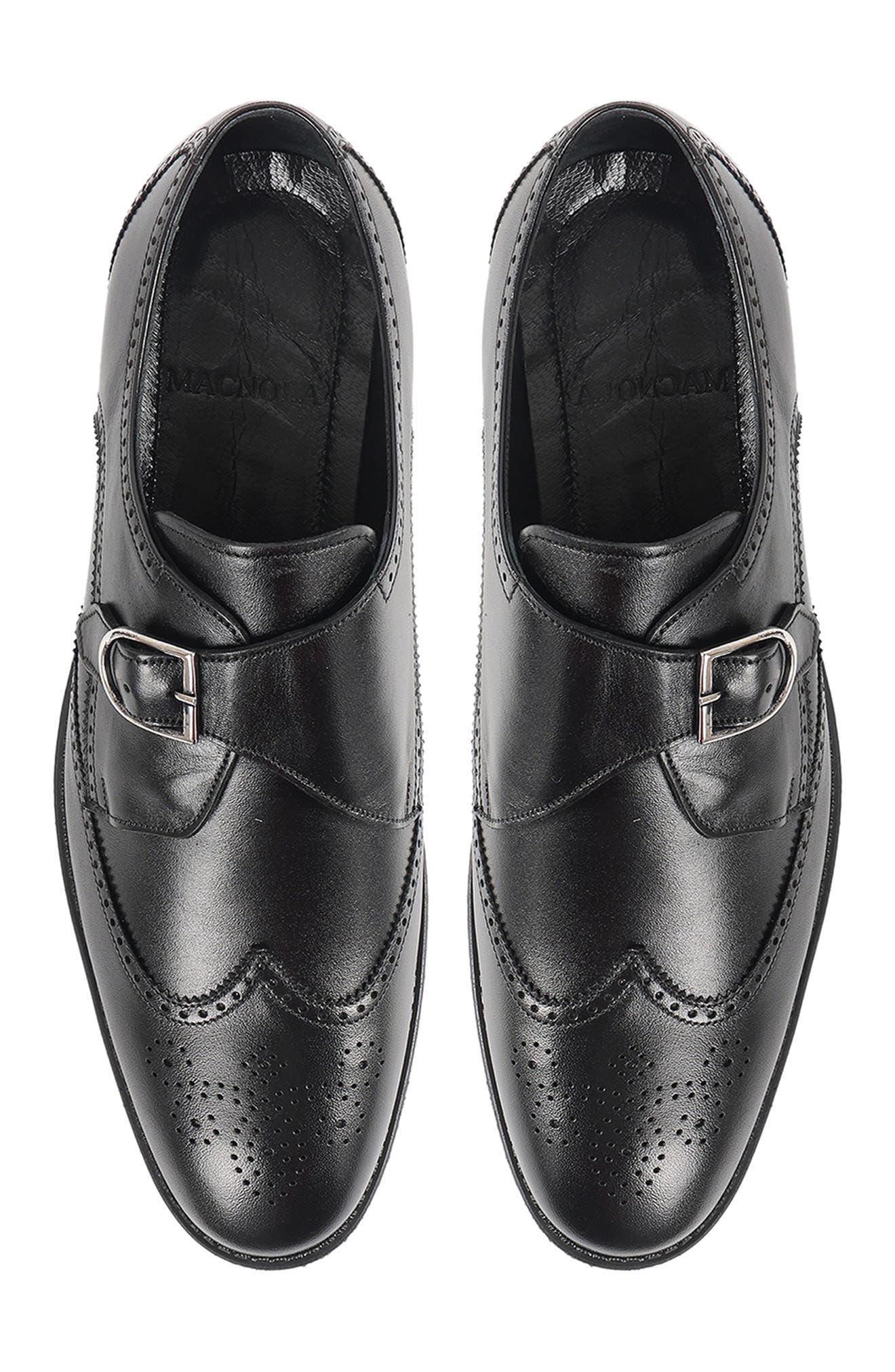 MACNOLA Oregon Wingtip Monk Strap Shoe, Alternate, color, 