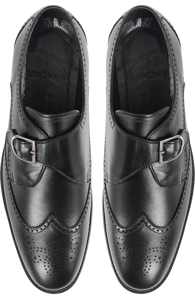 MACNOLA Oregon Wingtip Monk Strap Shoe, Alternate, color,