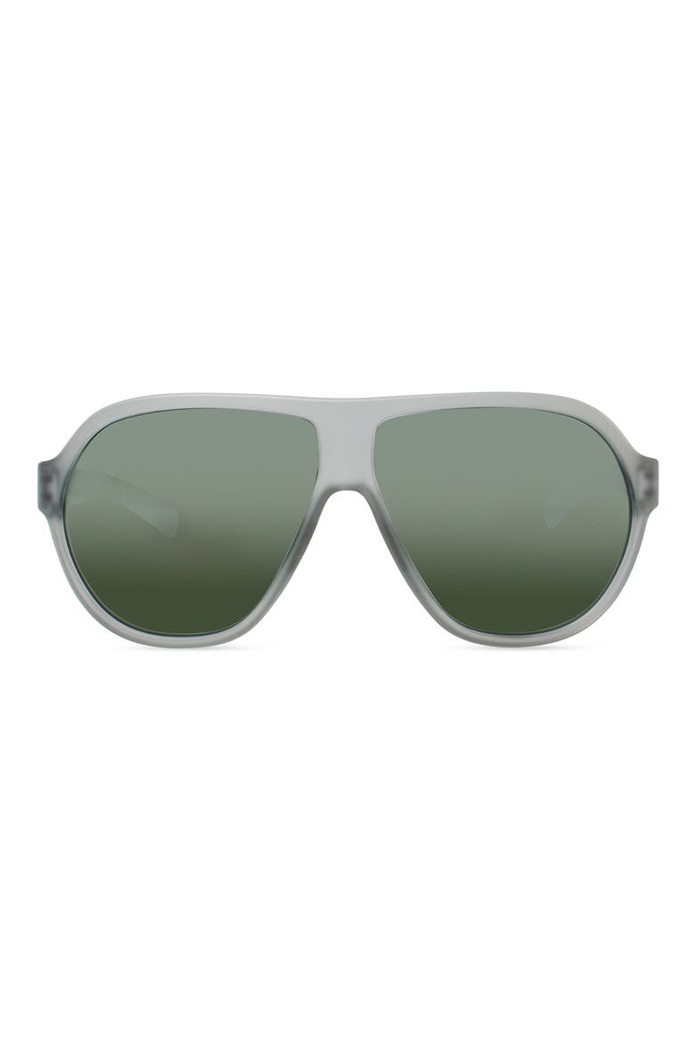 Suzuka 61mm Pilot Sunglasses, Main, color, MATTE GREY