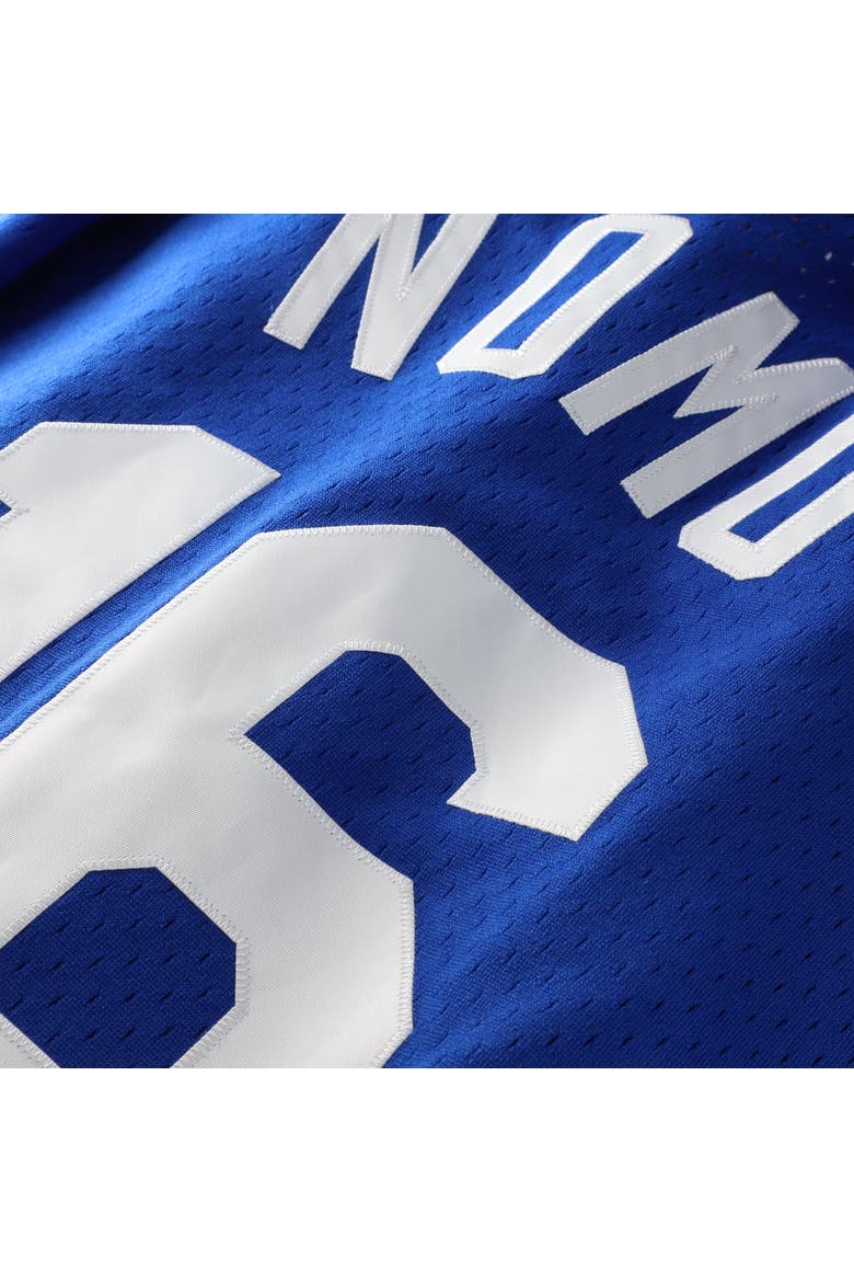 Men's Mitchell & Ness Hideo Nomo Royal Los Angeles Dodgers Big & Tall Cooperstown Collection Mesh Batting Practice Jersey, Alternate, color, Royal