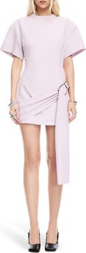 LIONESS Martini Draped Belt Minidress