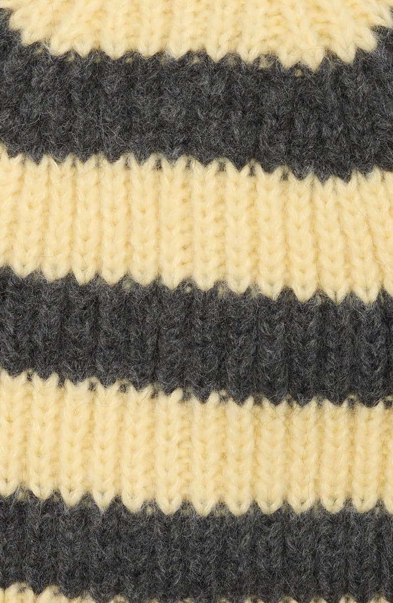 Damson Madder Stripe Beanie, Alternate, color, Ivory Multi