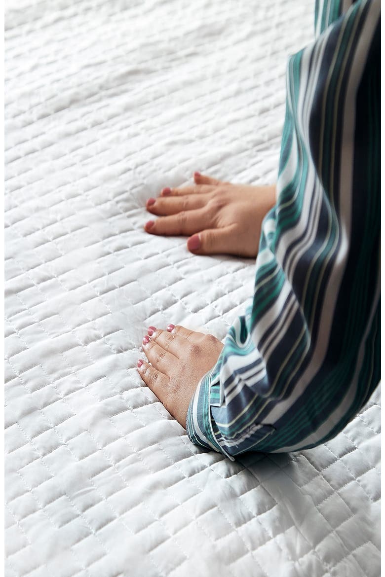 Cooling Weighted Blanket, Alternate, color, WHITE