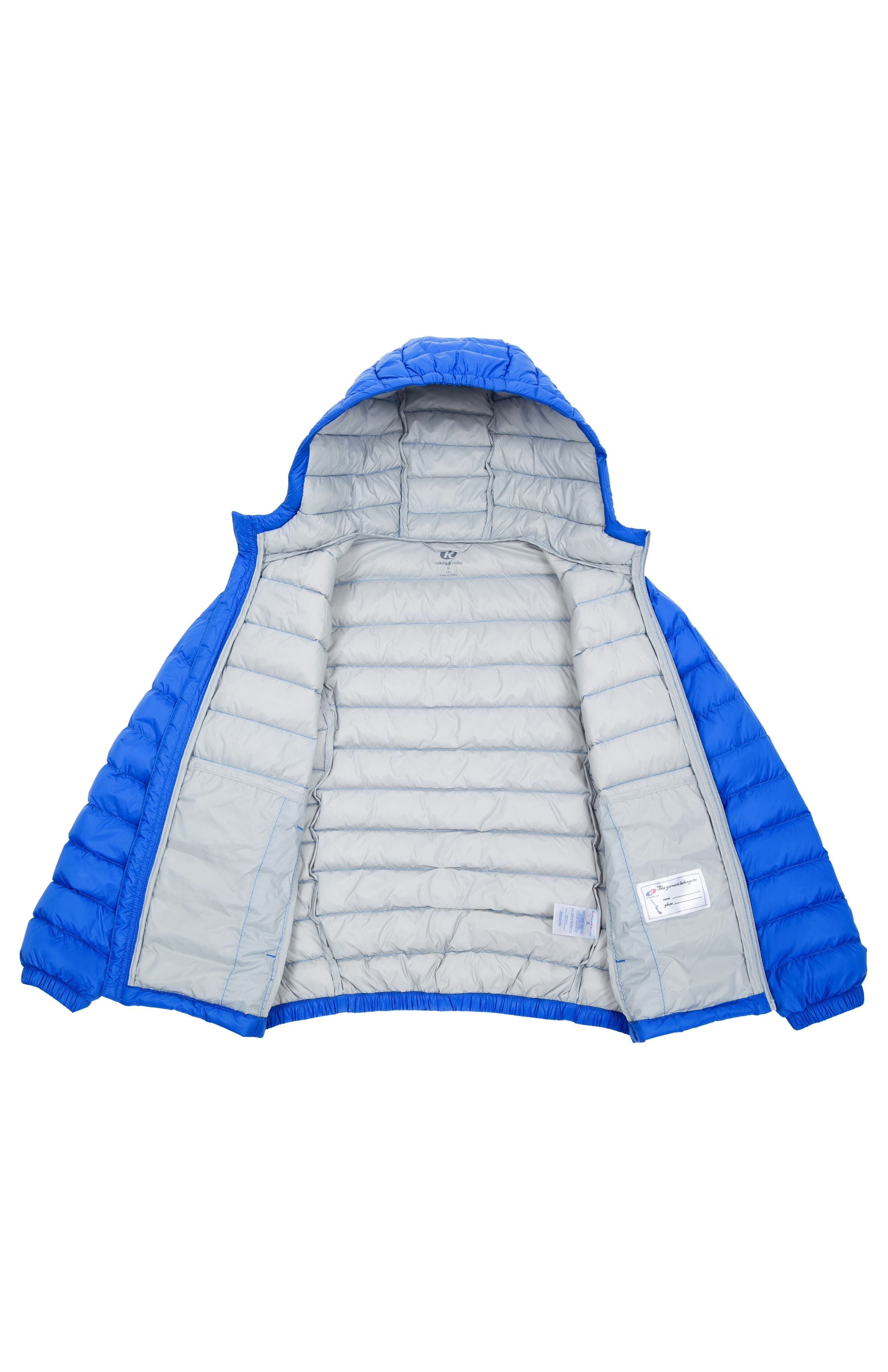 Rokka&Rolla Kids' Ultra Light Quilt Packable Down Jacket — фото 5
