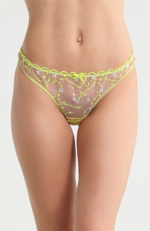 Etoile Embroidered Thong