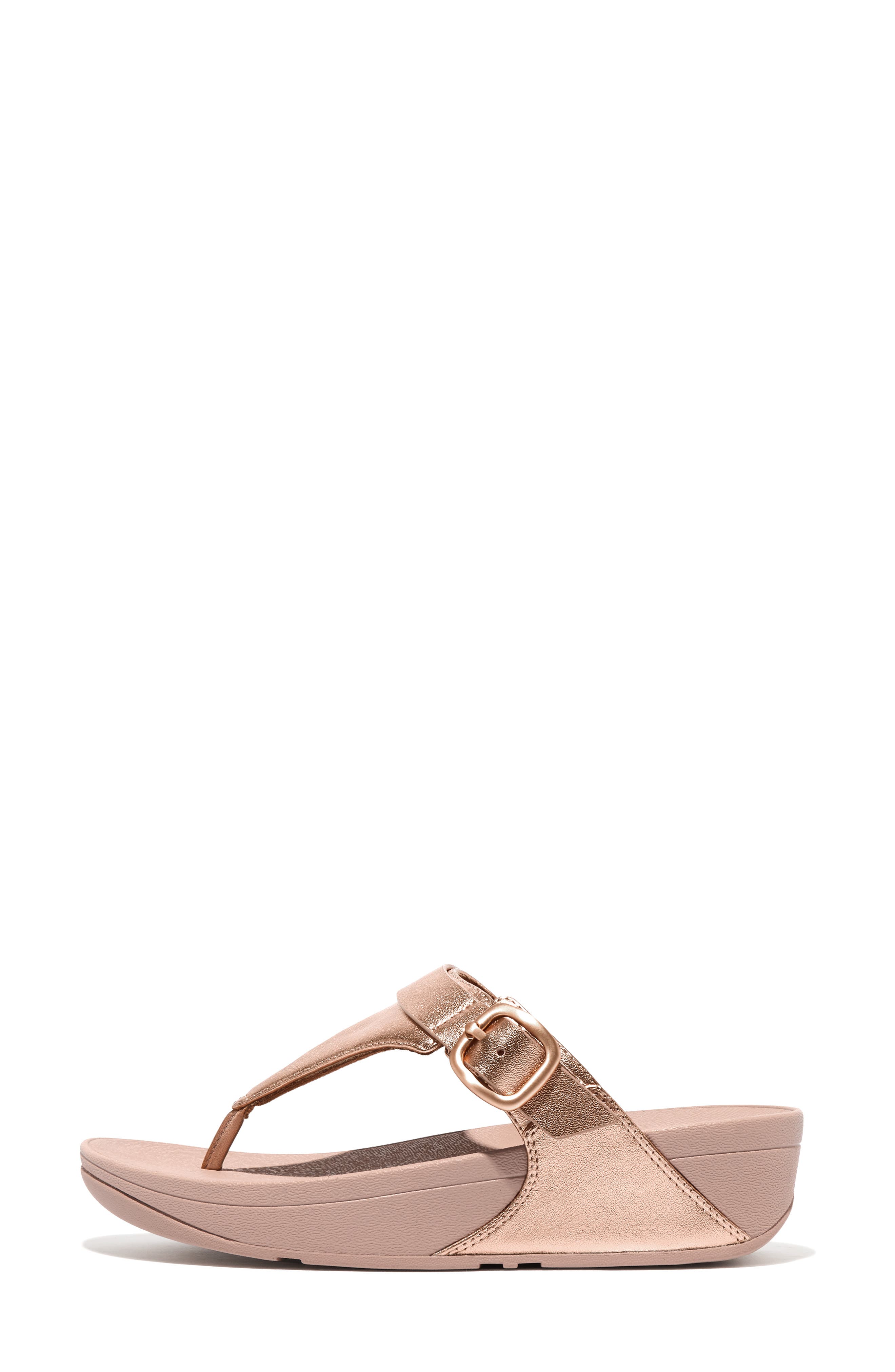 FitFlop Lulu Flip Flop, Alternate, color, Rose Gold